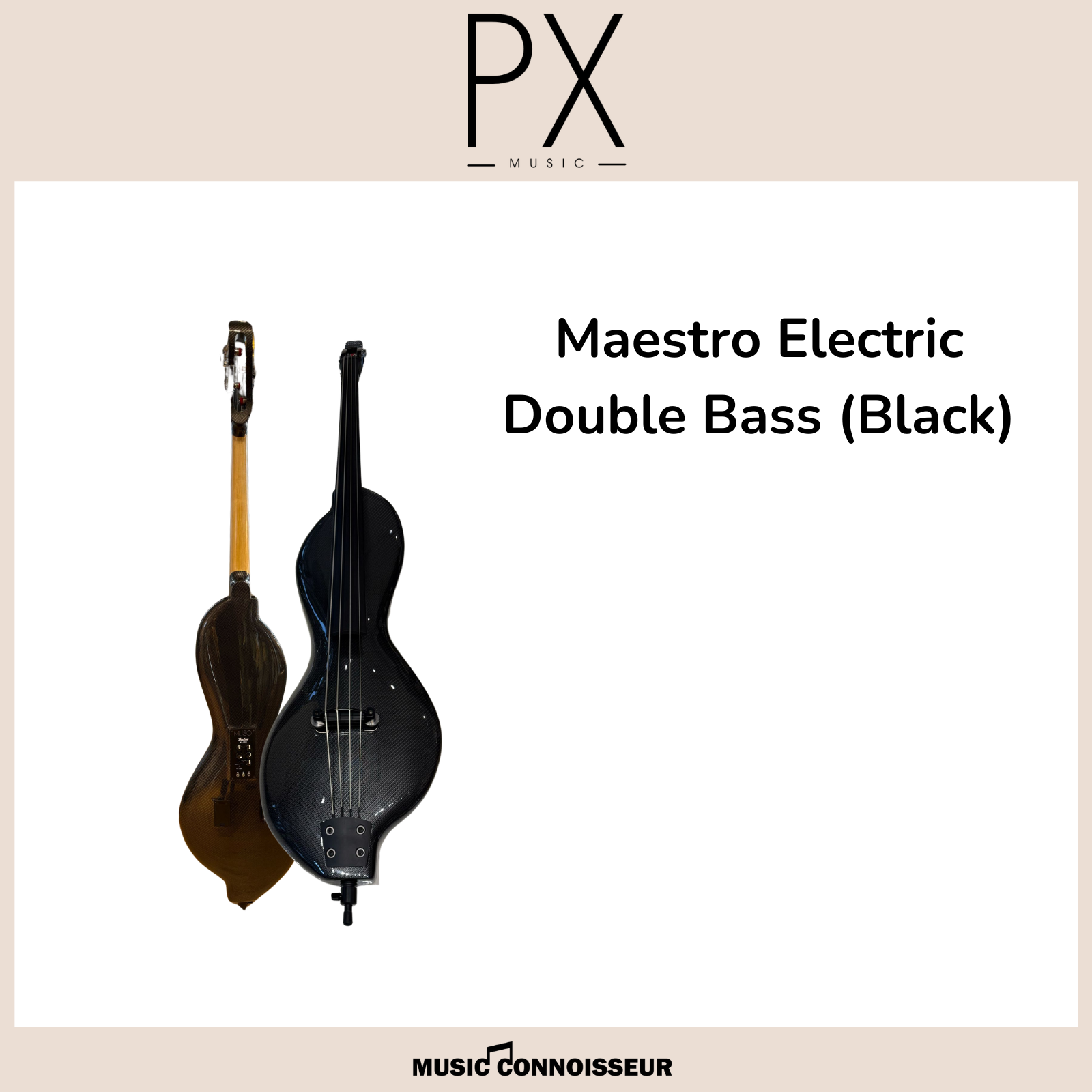 PX Maestro Electric Double Bass (Black) – PX Music