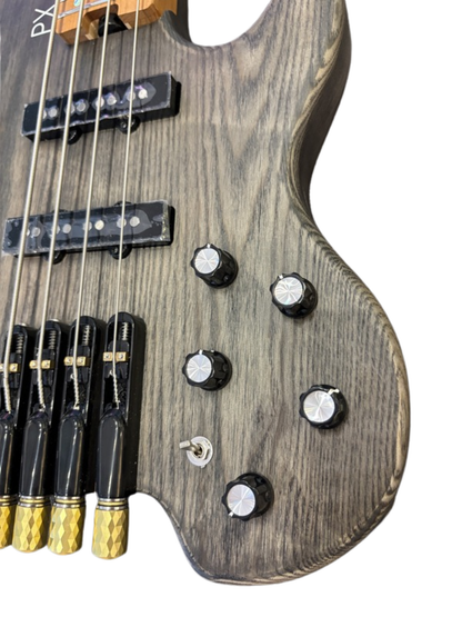 PX Maestro 4 Strings Headless Bass (Black)