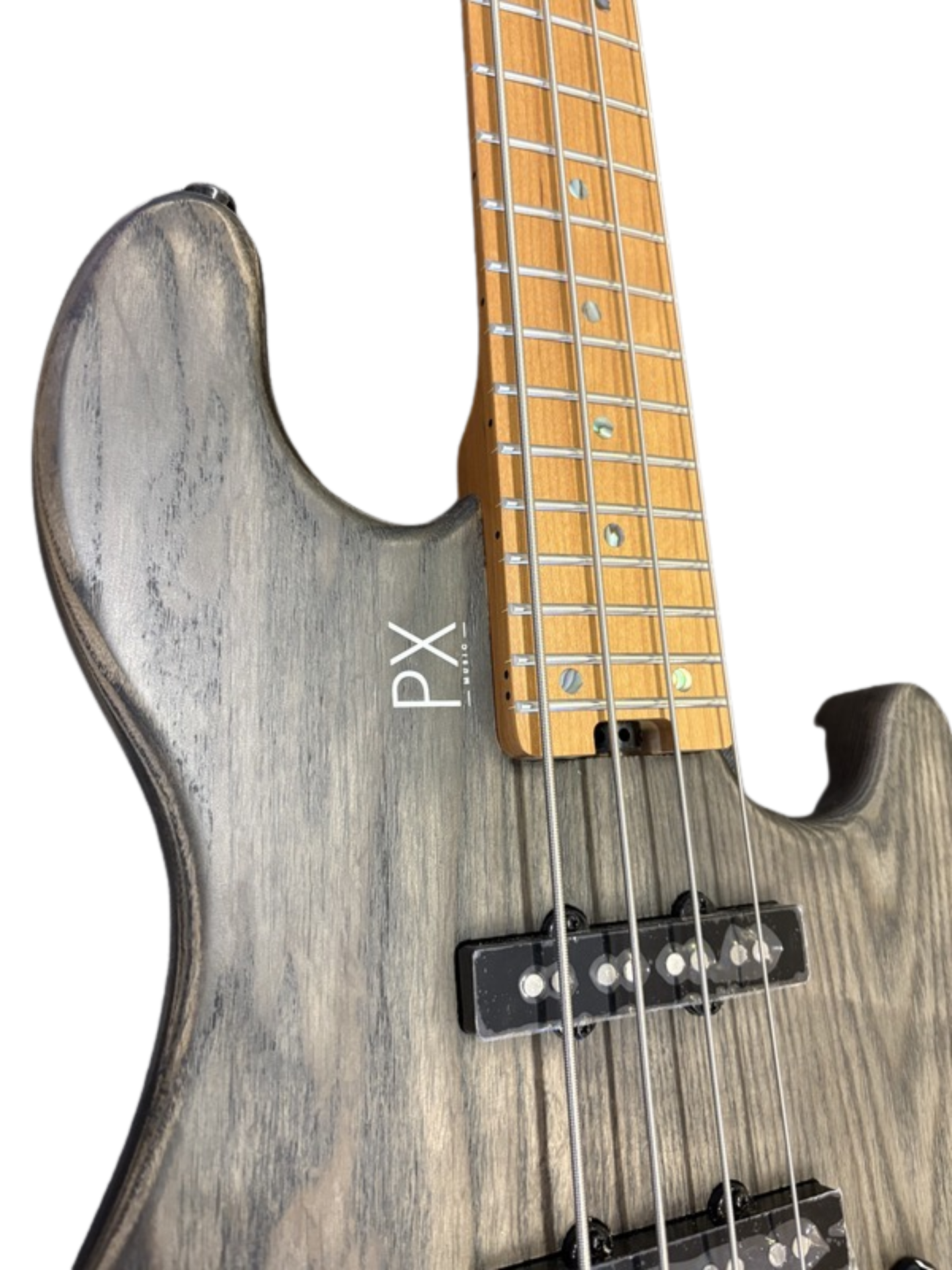 PX Maestro 4 Strings Headless Bass (Black)
