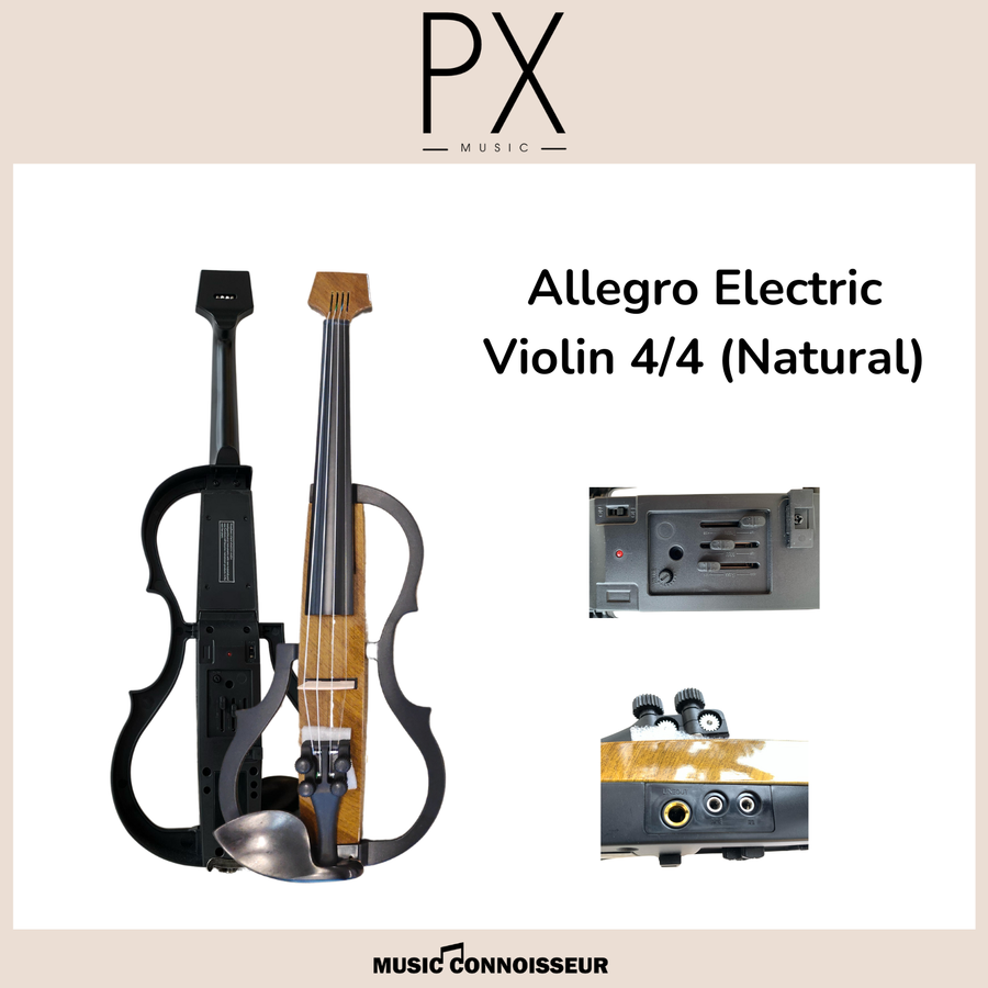 PX Allegro 4/4 Electric Violin (Natural)