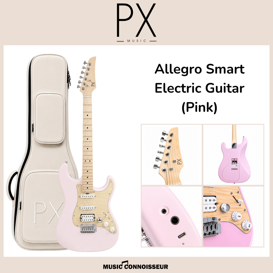 PX AXST Allegro Smart Electric Guitar (Pink)